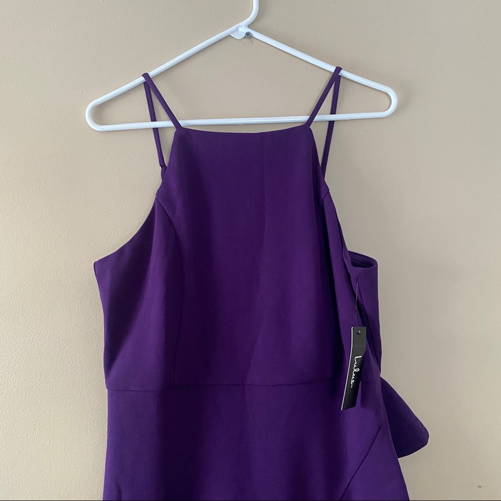 LULUS Great Things Purple Ruffled Bodycon - Picture 4 of 7